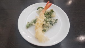 えびと菜の花天ぷら