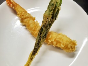 大エビと行者ニンニク